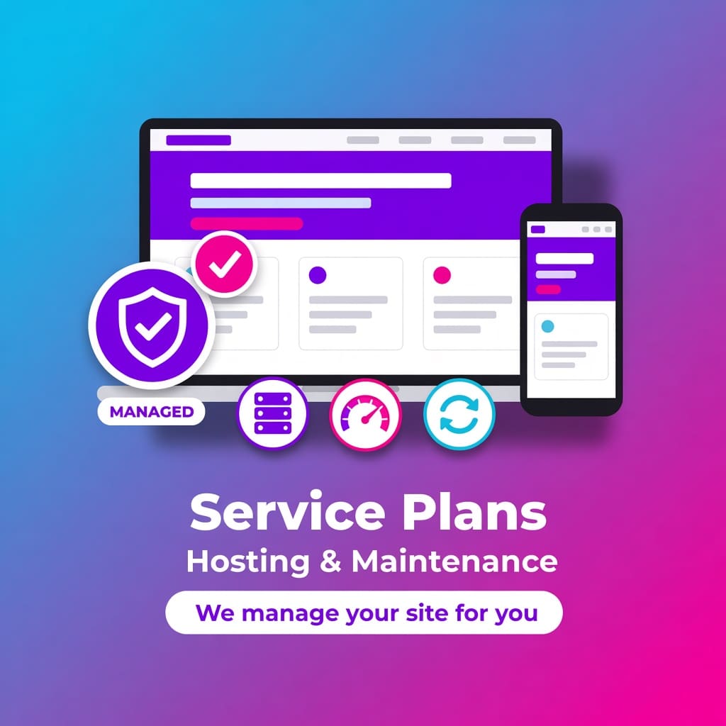Service Plans - Hosting & Maintenance by SU Web Agency